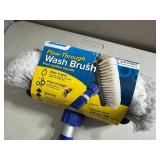 New Telescoping Flow Through Hose Wash Brush
