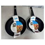 Two New Aluminum Frying Pans