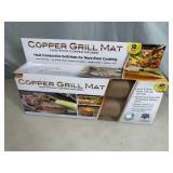 New Pack of 2 Copper Infused Grilling / Baking Mats