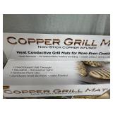 New Pack of 2 Copper Infused Grilling / Baking Mats