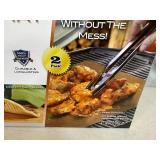 New Pack of 2 Copper Infused Grilling / Baking Mats