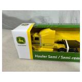 New John Deere Semi Truck Hauler and Tractor Toy