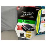 2 New Five Star Zipper Binders