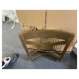 HH2 Home Wood Swivel Bar Chair MSRP - $200