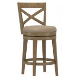HH2 Home Wood Swivel Bar Chair MSRP - $200