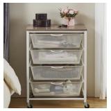 4 Drawer Rolling Cart