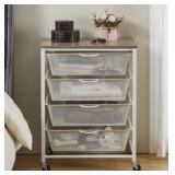 4 Drawer Rolling Cart