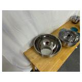 MIU Stainless Steel Mixing Bowl Set - MSRP - $50