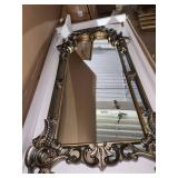 Howard Elliott Imperial Mottled Bronze with Antique Silver Accents Mirror