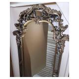 Howard Elliott Imperial Mottled Bronze with Antique Silver Accents Mirror