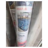 2- 5x7 Medallion blue vinyl area rugs