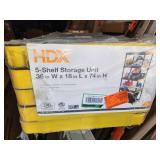 5-shelf storage unit