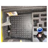 Matte black rainfall shower system