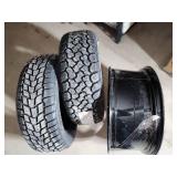 Misc. Tires and a rim