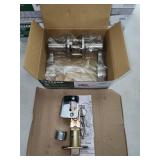 5 chrome passage door levers