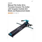 48" vevor tile cutter