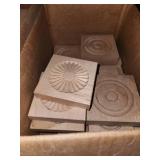 6 boxes rosettes trim peices