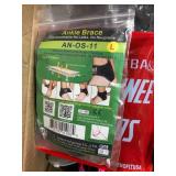 ASSORTED KNEE BRACES TO SWEAT VESTS