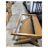 COFFEE TABLE-MISSING GLASS