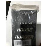 BOX OF ASSORTED HOUSE NUMBERS