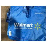 ASSORTED REUSABLE WALMART SHOPPING BAGS