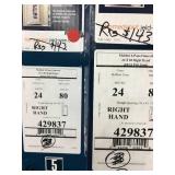 2 @ RIGHT HAND INTERIOR DOORS