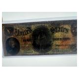 Beautiful 1907 $5.00 "Woodchopper" Free Shipping & Insurance