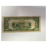 $20.00-1929 Federal Reserve Note, Chicago-AWESOME CONIDITION Free Shipping & Insurance
