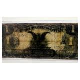 1899 $1 Silver Certificate - BLACK EAGLE, no pin holes, all corners, Free Shipping & Insurance