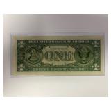 $1-1957 Silver Certificate, miss print - non-matching serial numbers RARE - Free Shipping & Insurance