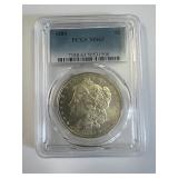 1889 Morgan PCGS, MS 63, Brilliant Finish-Free Shipping & Insurance