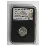 1943 Steel Wheat Pennies, NGC Bag Frag, MS 65 & MS 66 , RARE!!!! Free Shipping, Auction for both Wheaties