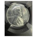 1943 Steel Wheat Pennies, NGC Bag Frag, MS 65 & MS 66 , RARE!!!! Free Shipping, Auction for both Wheaties