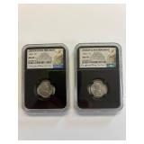 1943 Steel Wheat Pennies, NGC Bag Frag, MS 65 & MS 66 , RARE!!!! Free Shipping, Auction for both Wheaties