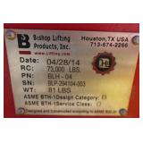 Bishop Pipeline Lifting Head with 7