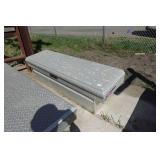 Weather Guard Aluminum Diamond Plate Saddle Toolbox