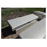 Weather Guard Aluminum Diamond Plate Saddle Toolbox