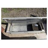 Weather Guard Aluminum Diamond Plate Saddle Toolbox