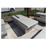 Weather Guard Aluminum Diamond Plate Saddle Toolbox