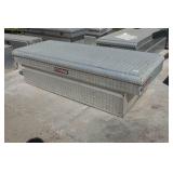 Weather Guard Aluminum Diamond Plate Saddle Toolbox