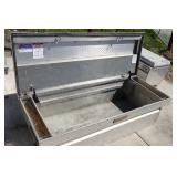 Weather Guard Aluminum Diamond Plate Saddle Toolbox