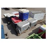 Pallet of Coolers