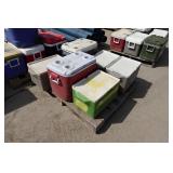 Pallet of Coolers