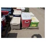 Pallet of Coolers