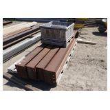 Steel I-Beams with Brackets