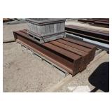 Steel I-Beams with Brackets