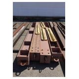 Steel Beams with Mounting Brackets