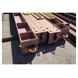 Steel Beams with Mounting Brackets