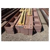 Steel Beams with Mounting Brackets