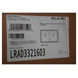 Elkay Lustertone Stainless Steel Drop-In ADA Sink - 33" x 21-1/4" x 6"